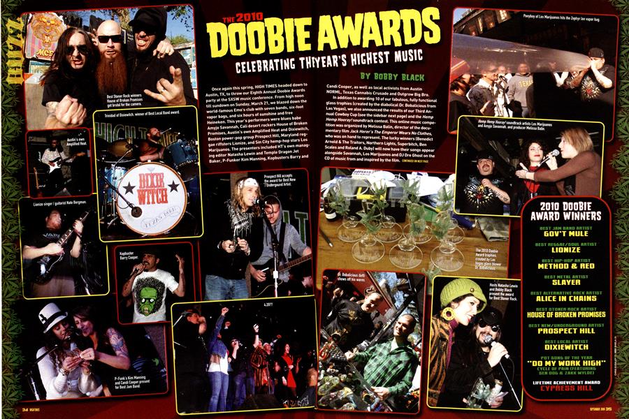 THE 2010 DOOBIE AWARDS