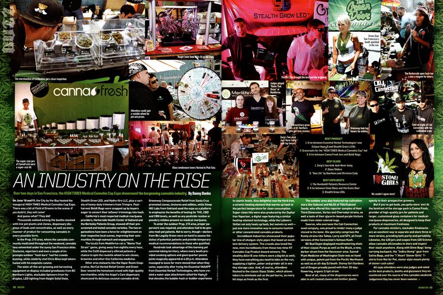 AN INDUSTRYON THE RISE