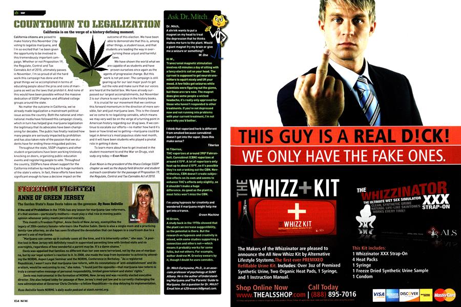 COUNTDOWN TO LEGALIZATION