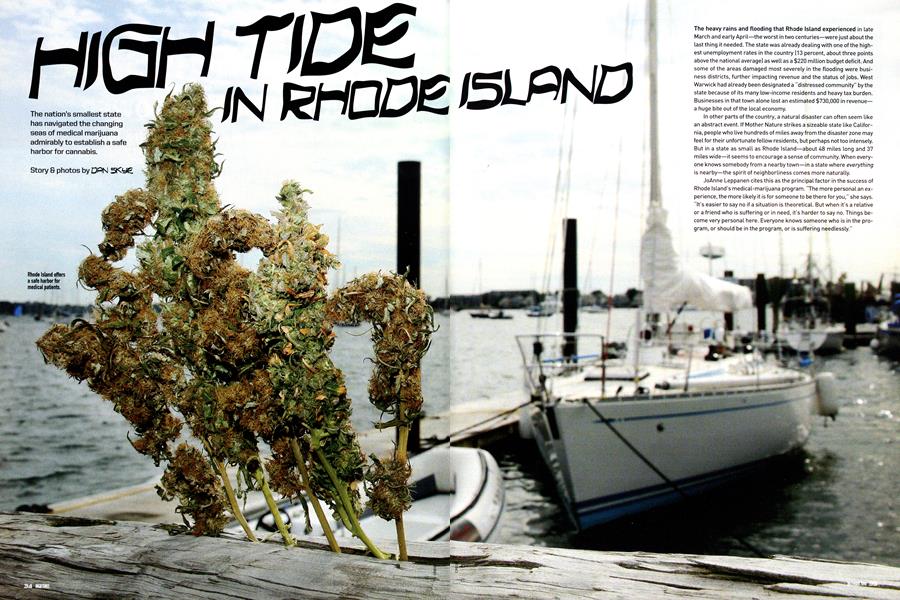 HIGH TIDE IN RHODE ISLAND