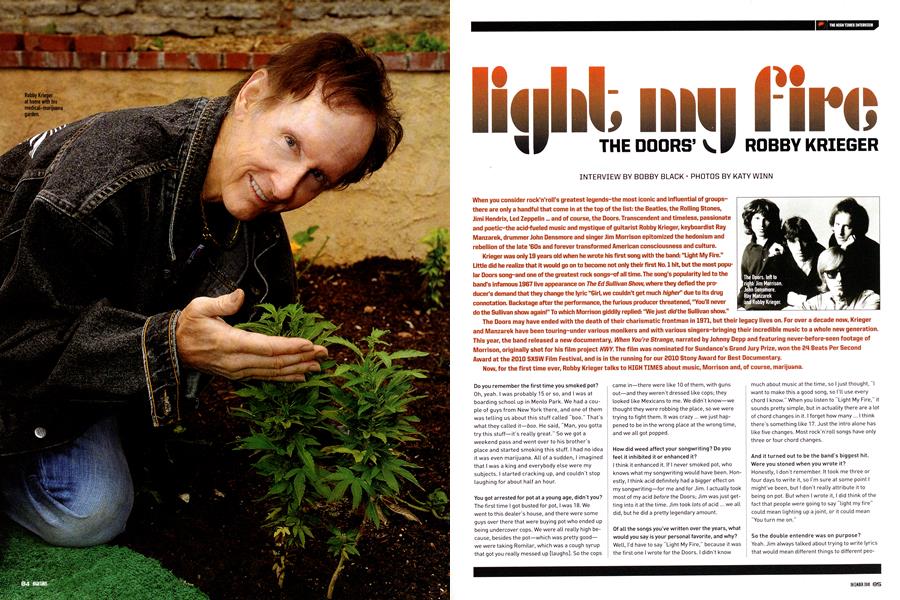 light my fire THE DOORS' ROBBY KRIEGER