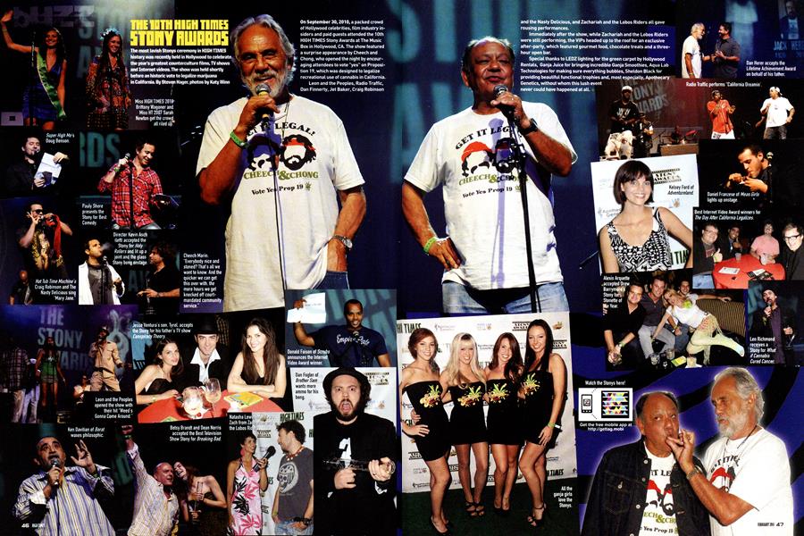 THE 10TH HIGH TIMES STONY AWARDS