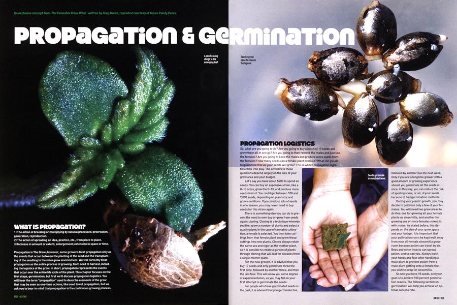 PROPAGATION & GERMINATION