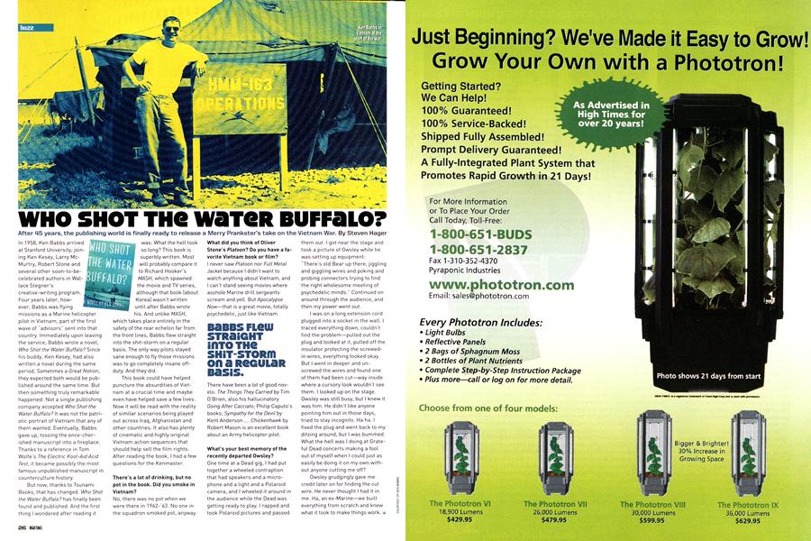 WHO SHOT THE WATER BUFFALO?