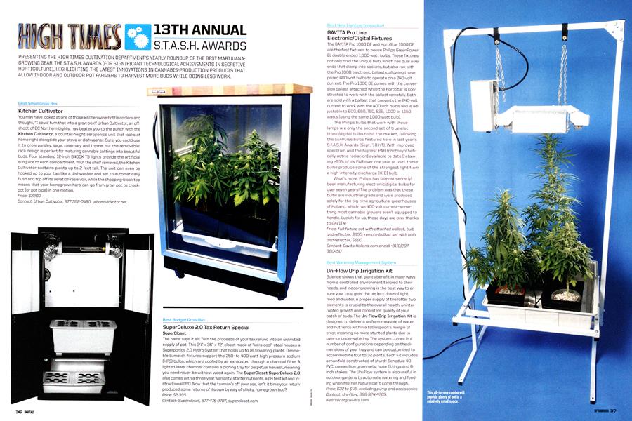 HIGH TIMES 13TH ANNUAL S.T.A.S.H. AWARDS