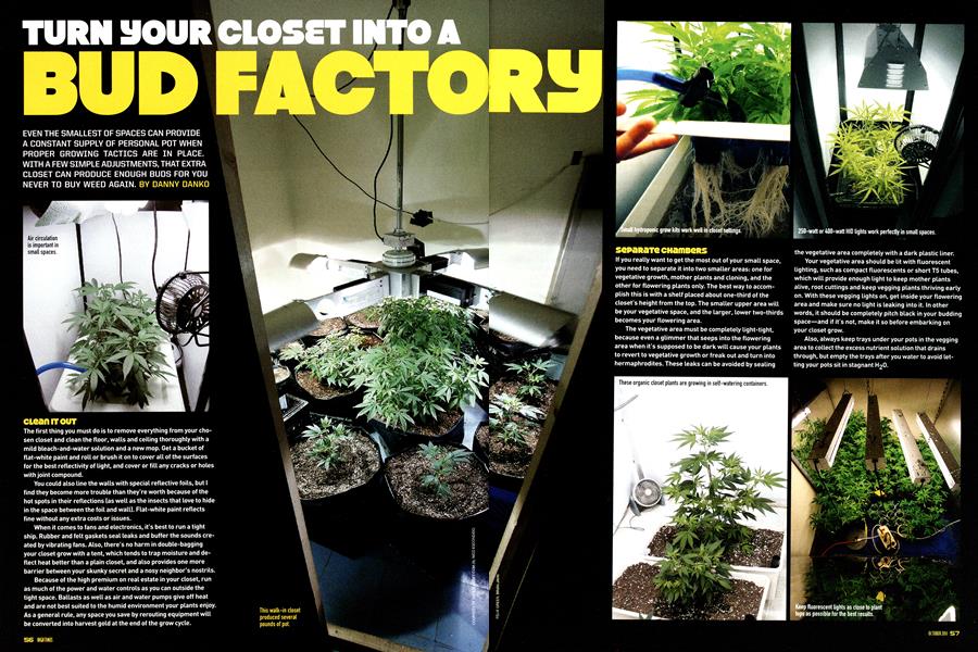 TURN YOUR CLOSET INTO A BUD FACTORY