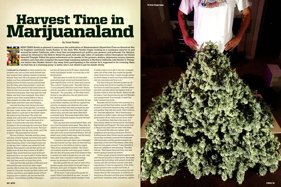 Harvest Time in Marijuanaland
