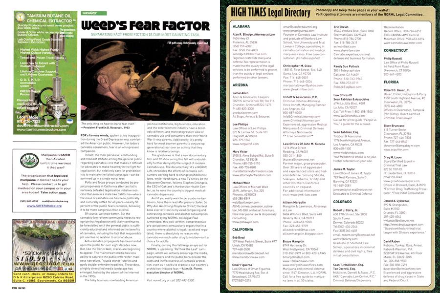 WEED'S FEAR FACTOR