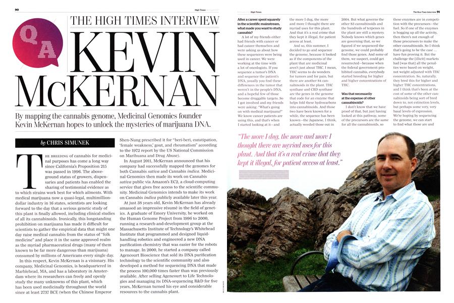 Q/A KEVIN McKERNAN