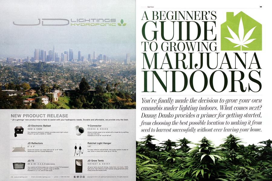 A BEGINNER'S GUIDE TO GROWING MARIJUANA INDOORS