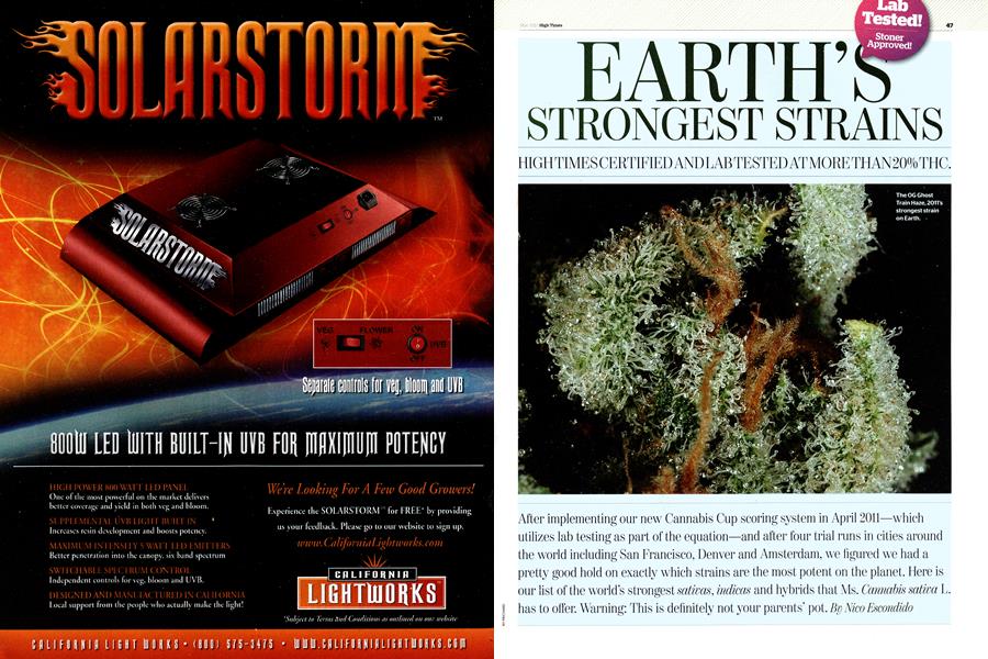 EARTH'S STRONGEST STRAINS