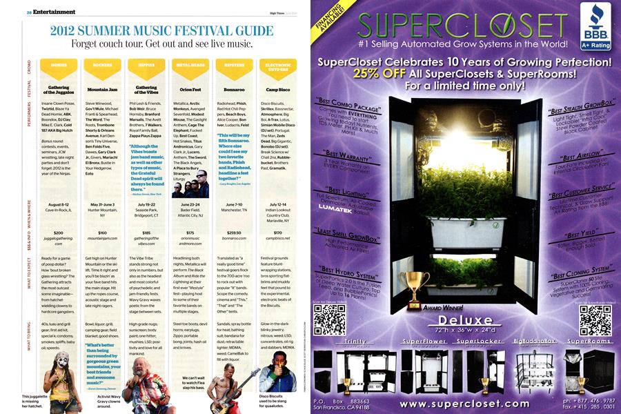 2012 SUMMER MUSIC FESTIVAL GUIDE