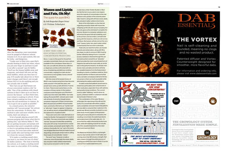 Waxes and Lipids and Fats, Oh My!