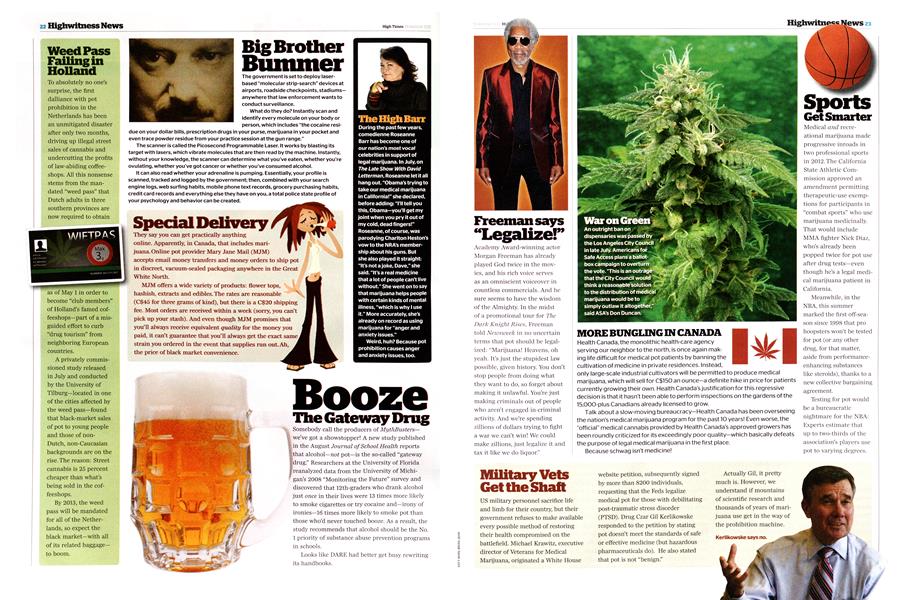 Weed Pass Failing in Holland