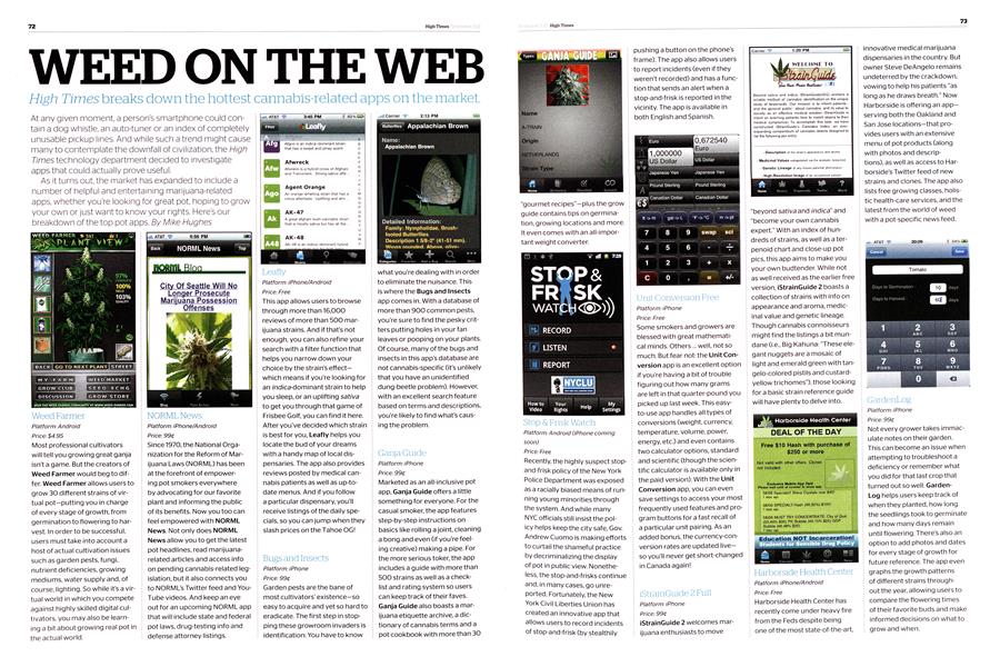 WEED ON THE WEB