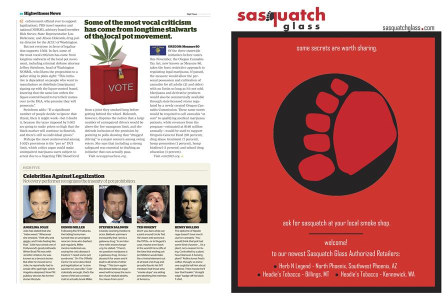 Celebrities Against Legalization