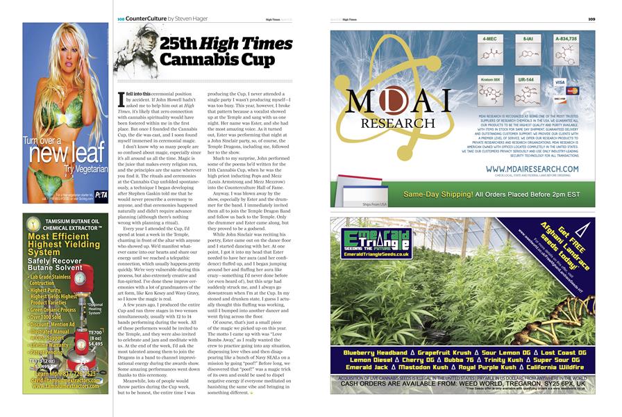 25th High Times Cannabis Cup