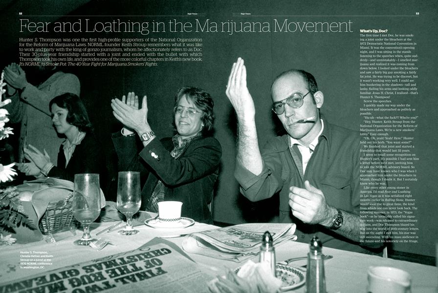 Fear and Loathing in the Marijuana Movement