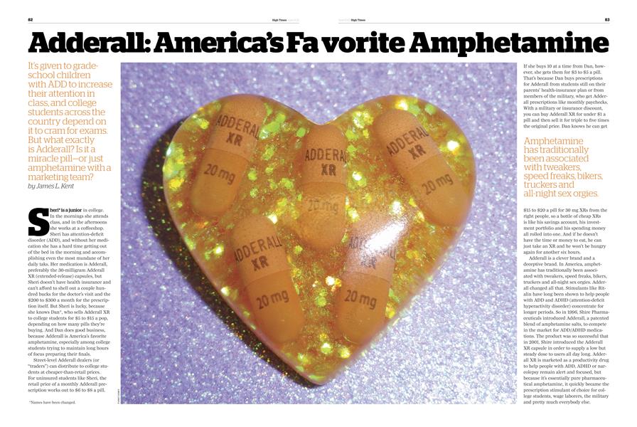 Adderall: America's Favorite Amphetamine