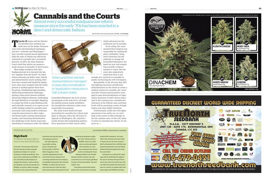 Cannabis and the Courts