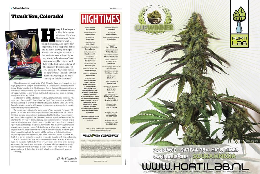 Thank You, Colorado!