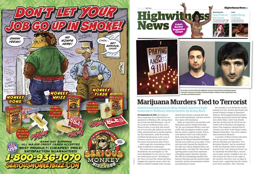 Marijuana Murders Tied to Terrorist