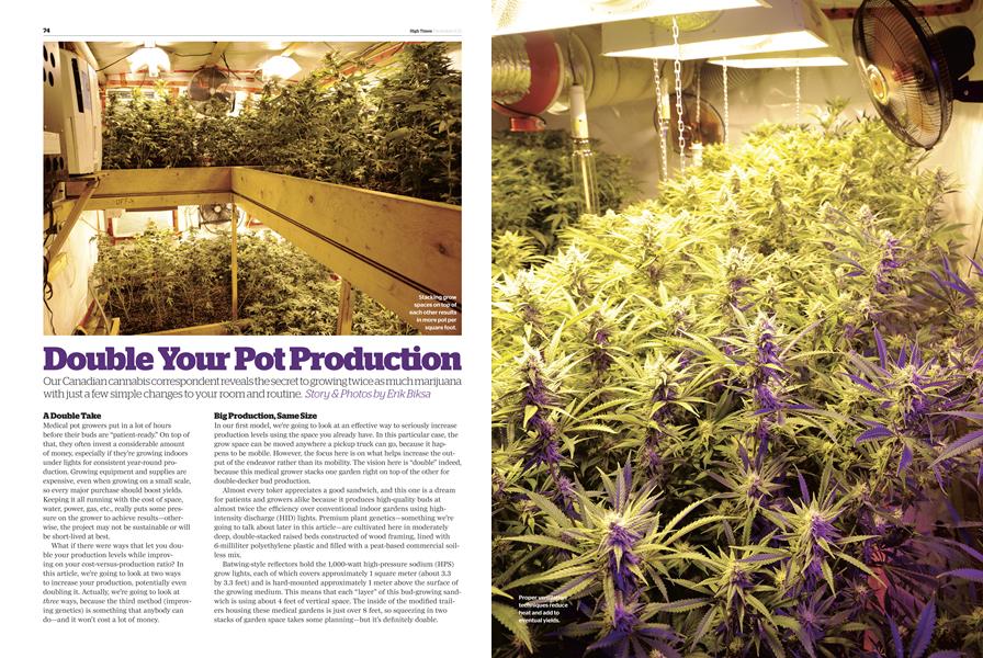 Double Your Pot Production