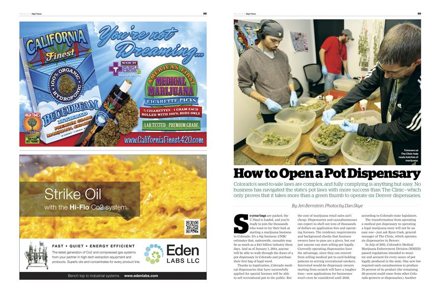 How to Open a Pot Dispensary