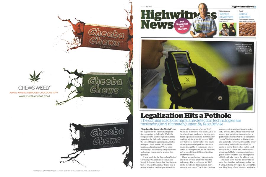 Legalization Hits a Pothole