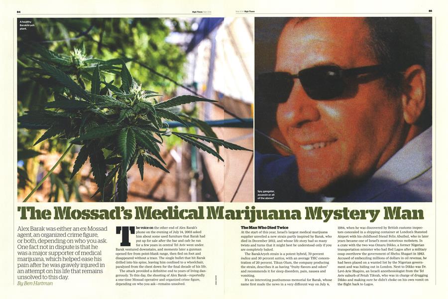 The Mossad’s Medical Marijuana Mystery Man