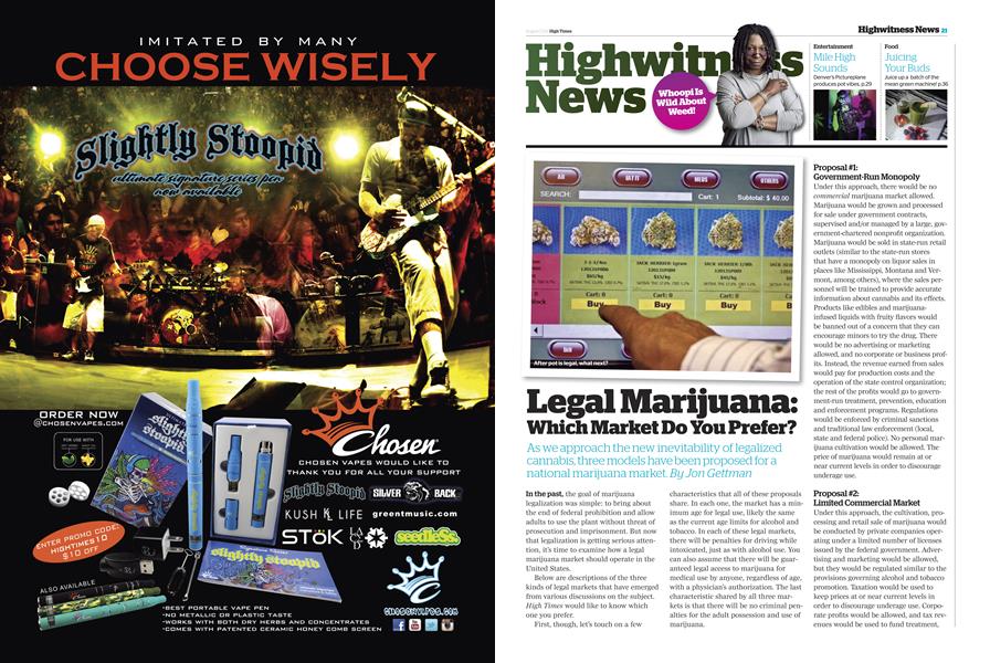 Legal Marijuana: Which Market Do You Prefer?