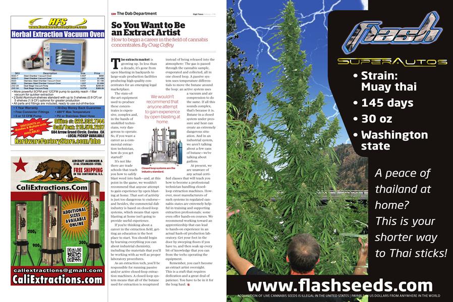 So You Want to Be an Extract Artist