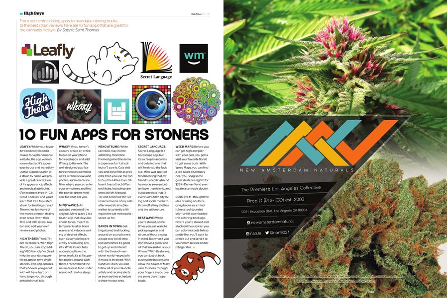 10 FUN APPS FOR STONERS