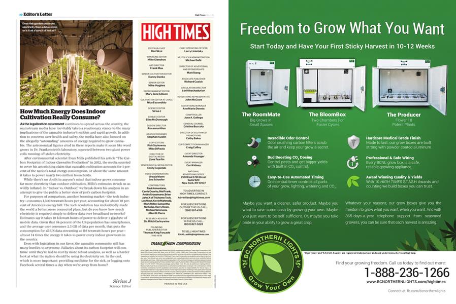 How Much Energy Does Indoor Cultivation Really Consume?