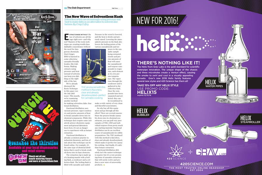 The New Wave of Solventless Hash