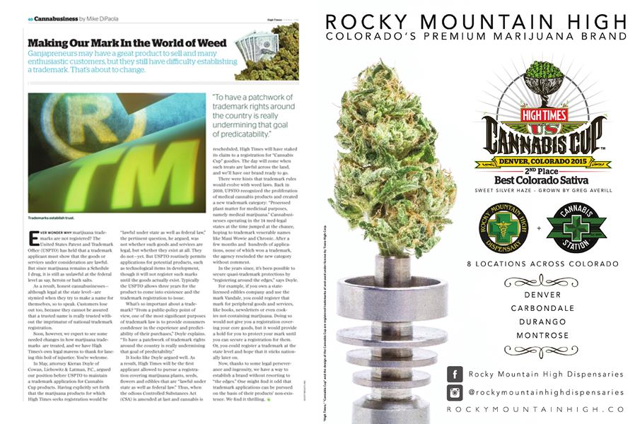 Making Our Mark In the World of Weed
