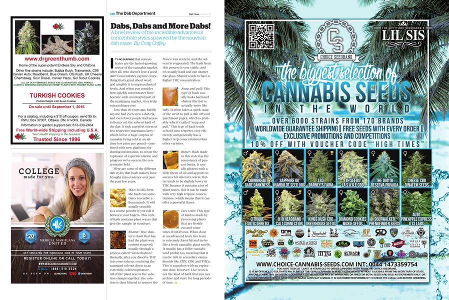 Dabs, Dabs and More Dabs!