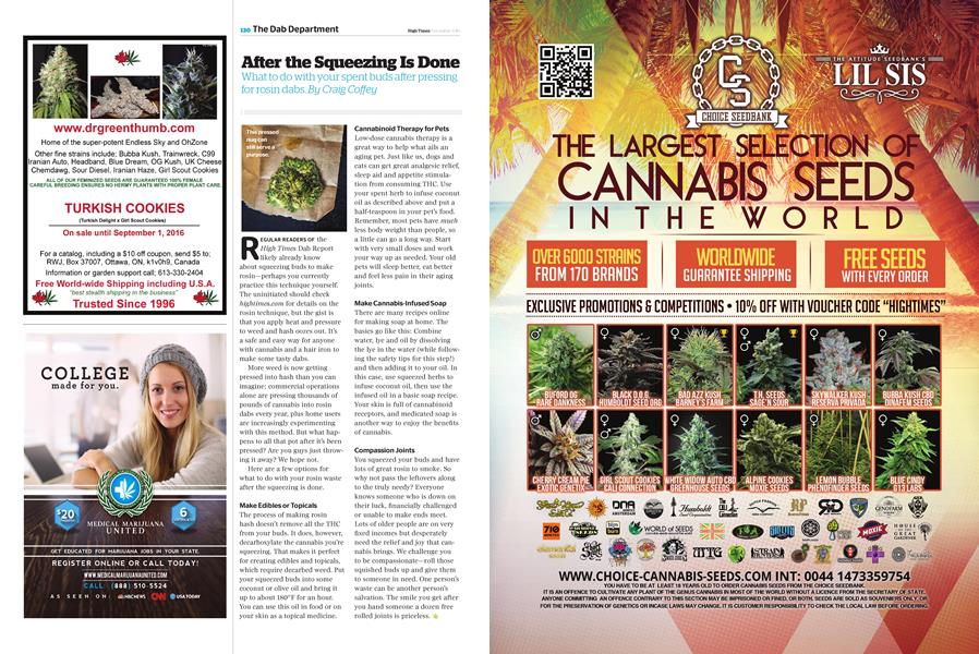 After the Squeezing Is Done