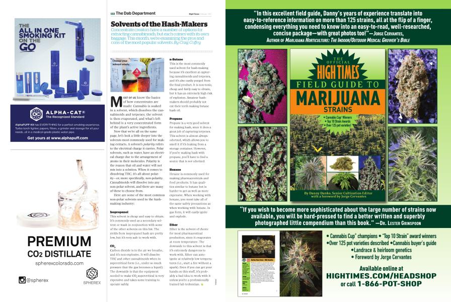 Solvents of the Hash-Makers