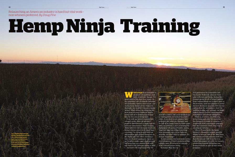 Hemp Ninja Training