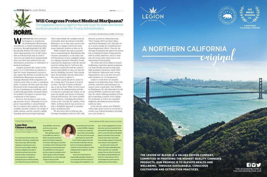 Will Congress Protect Medical Marijuana?