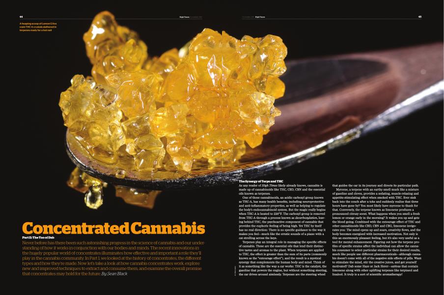 Concentrated Cannabis