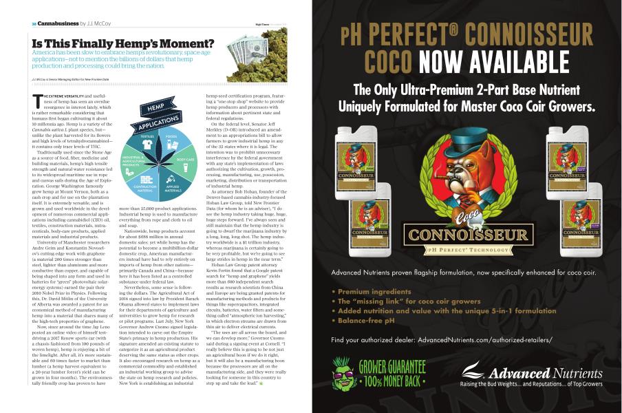 Is This Finally Hemp's Moment?