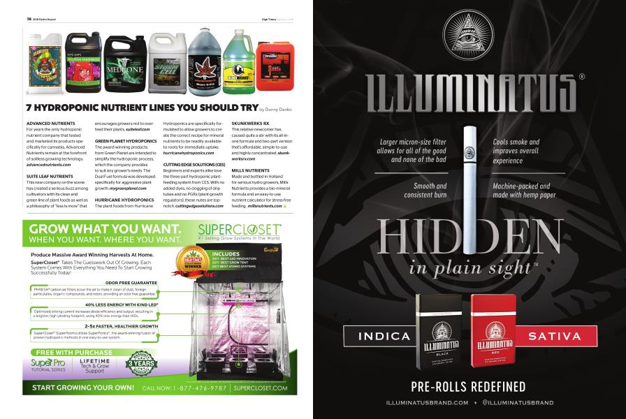 7 HYDROPONIC NUTRIENT LINES YOU SHOULD TRY