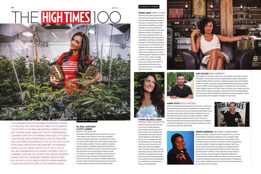 THE HIGH TIMES 100