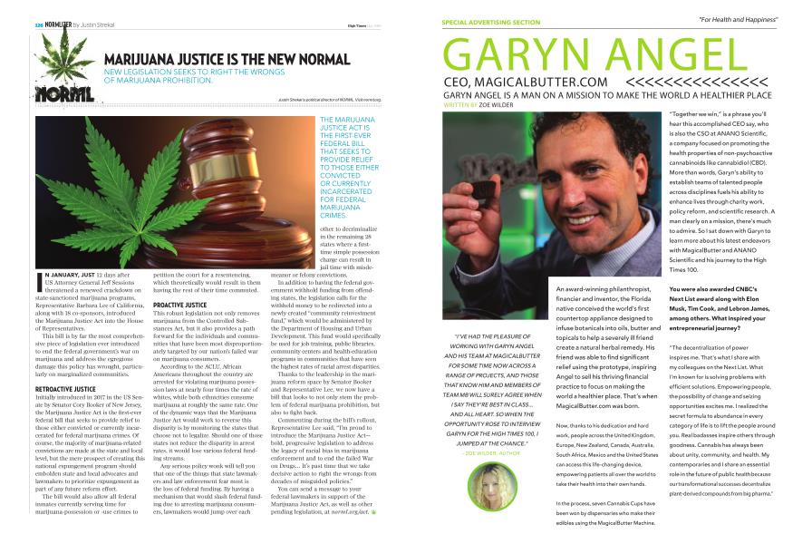 MARIJUANA JUSTICE IS THE NEW NORMAL