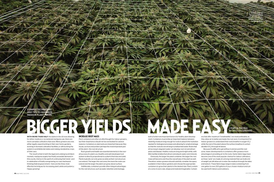BIGGER YIELDS MADE EASY
