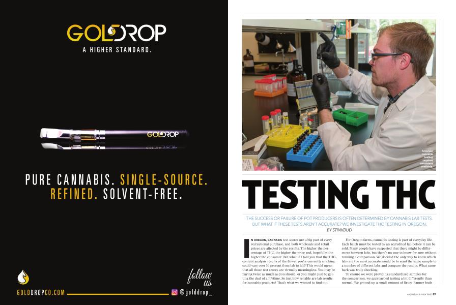 TESTING THC