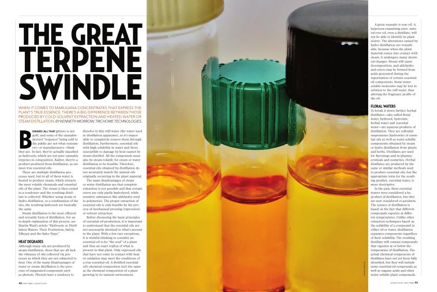 THE GREAT TERPENE SWINDLE