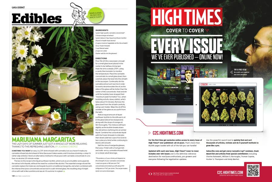 MARIJUANA MARGARITAS